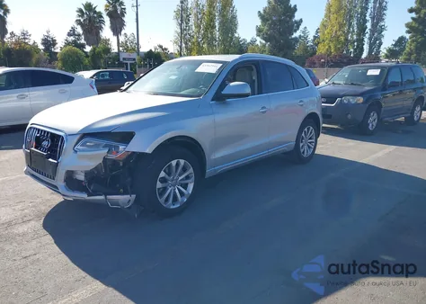 2013 Audi Q5 2.0T Premium z USA, uszkodzony, nr VIN WA1LFAFP6DA047386